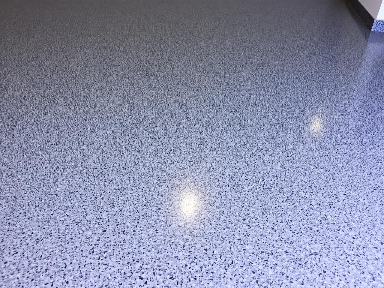 Concept rendering: epoxy garage floor